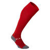 Kids' Football Socks F500 - Red with Stripes
