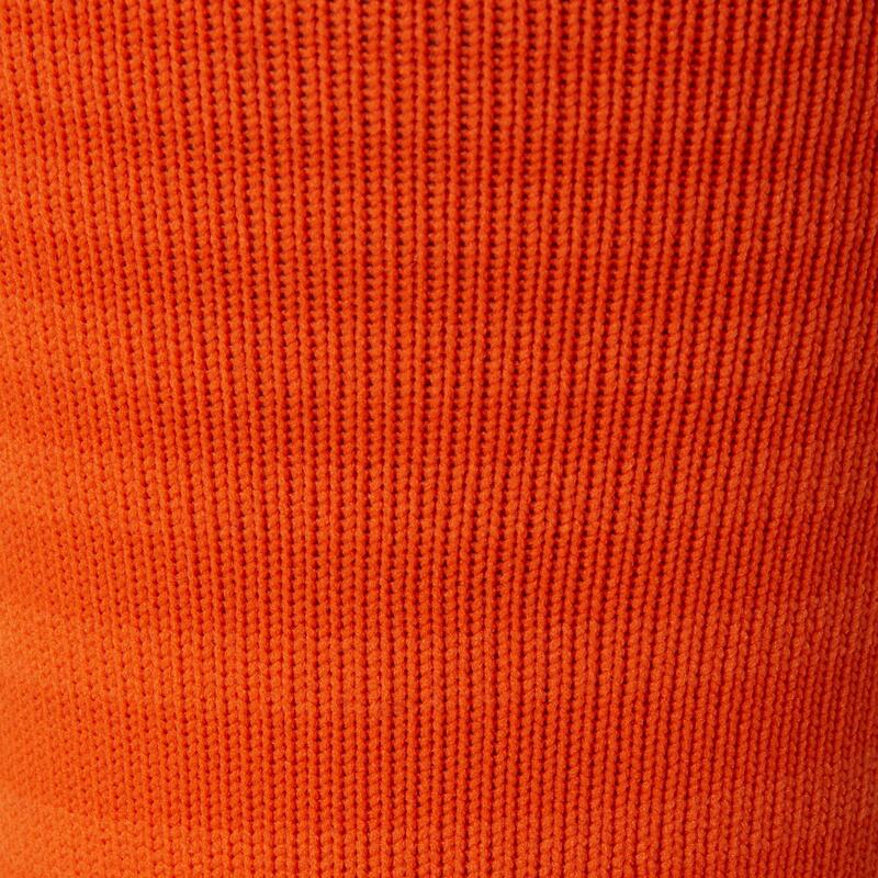 Calzettoni calcio bambino VIRALTO CLUB arancioni a righe