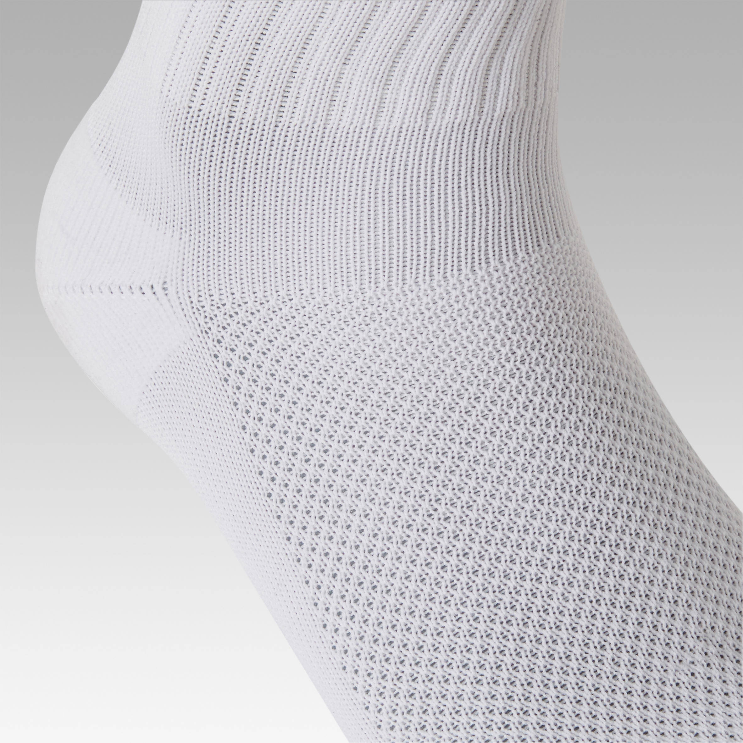 Kids Football Socks F100 - White -  3