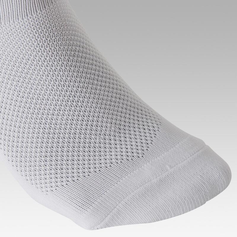 Chaussettes de football enfant F100 blanche