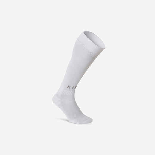 
      Chaussettes de football enfant F100 blanche
  