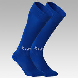 Chaussettes de football enfant F100 bleue  indigo