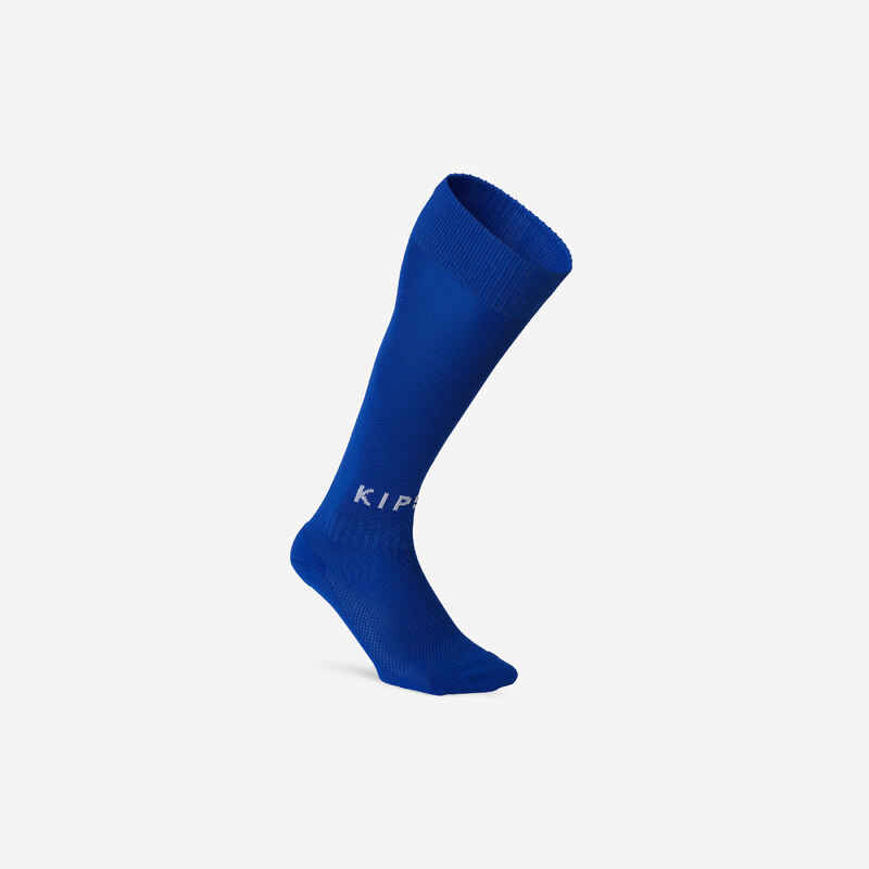 Calcetas fútbol júnior F100 azul índigo - Decathlon