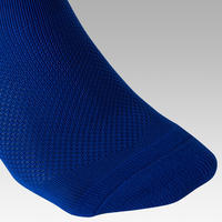 Chaussettes de football enfant F100 bleue  indigo