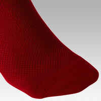 Kids' Football Socks Red - Essential