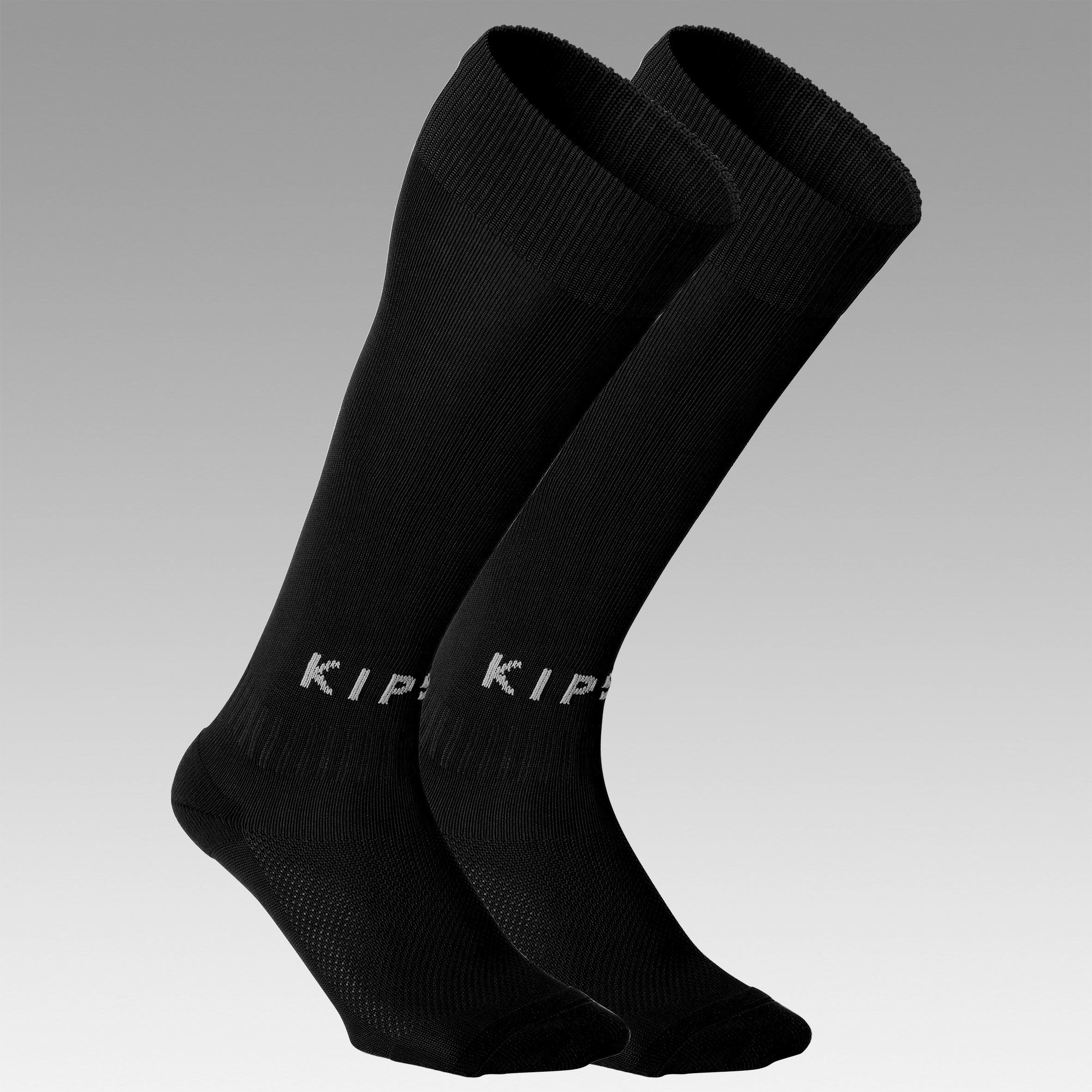 Kids' Football Socks Essential Club - Black 2/7