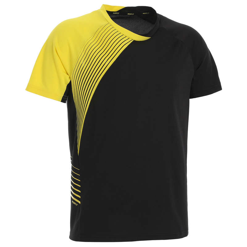 PERFLY T shirt 530 M BLACK YELLOW | Decathlon