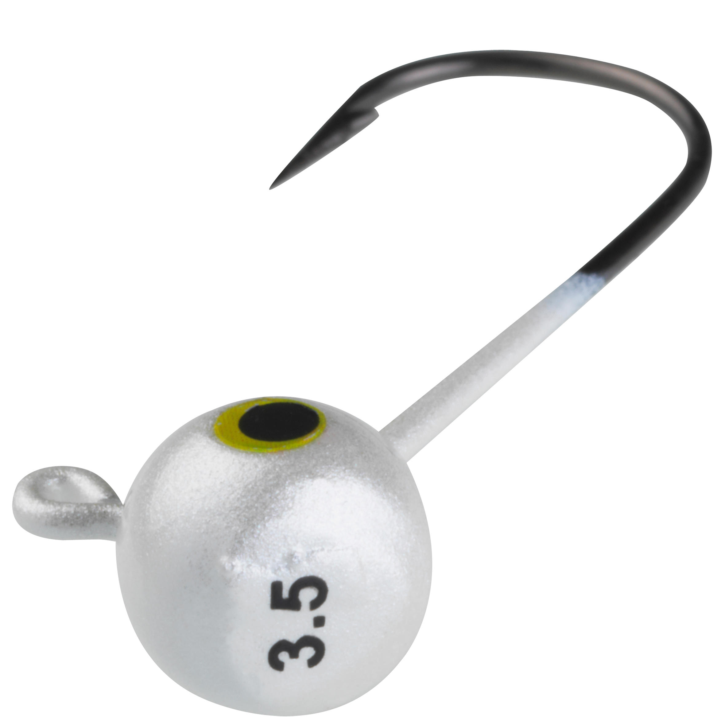 Coloured Round Jig Head for Soft Lure Fishing 3.5 g - TP RD Colo - CAPERLAN