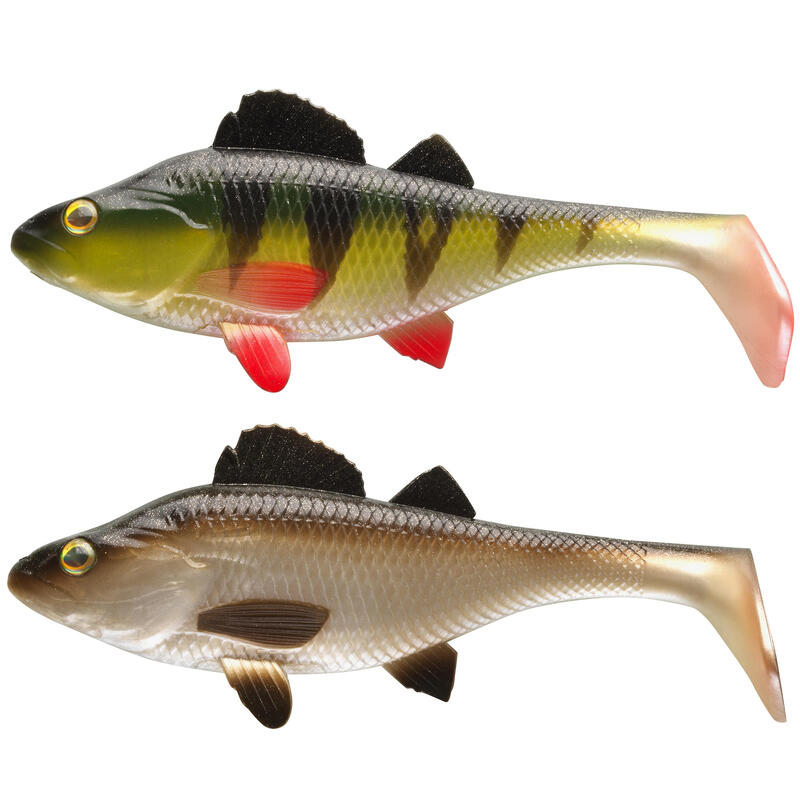 Softbait shad voor kunstaasvissen Set Perch 170 baars/naturel