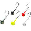 Coloured round jig head for soft lure fishing TP RD COLO 10 G