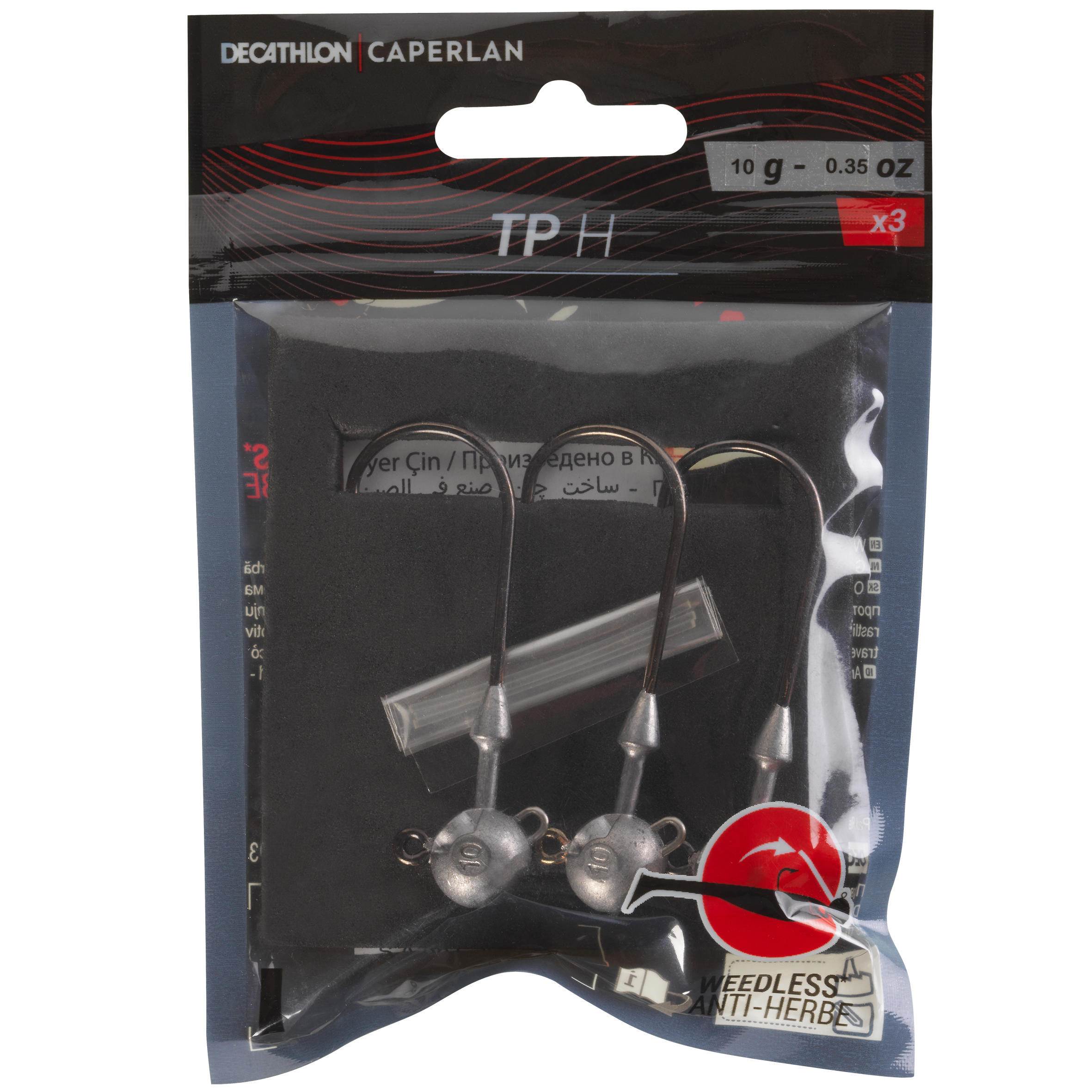 Cabeça Chumbada Pesca com Amostras Flexíveis TP H 10g 6/0 3/3