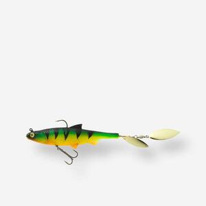 Vinilo Pesca Spinning Cucharilla Shad ROACHSPIN 120 FIRETIGER