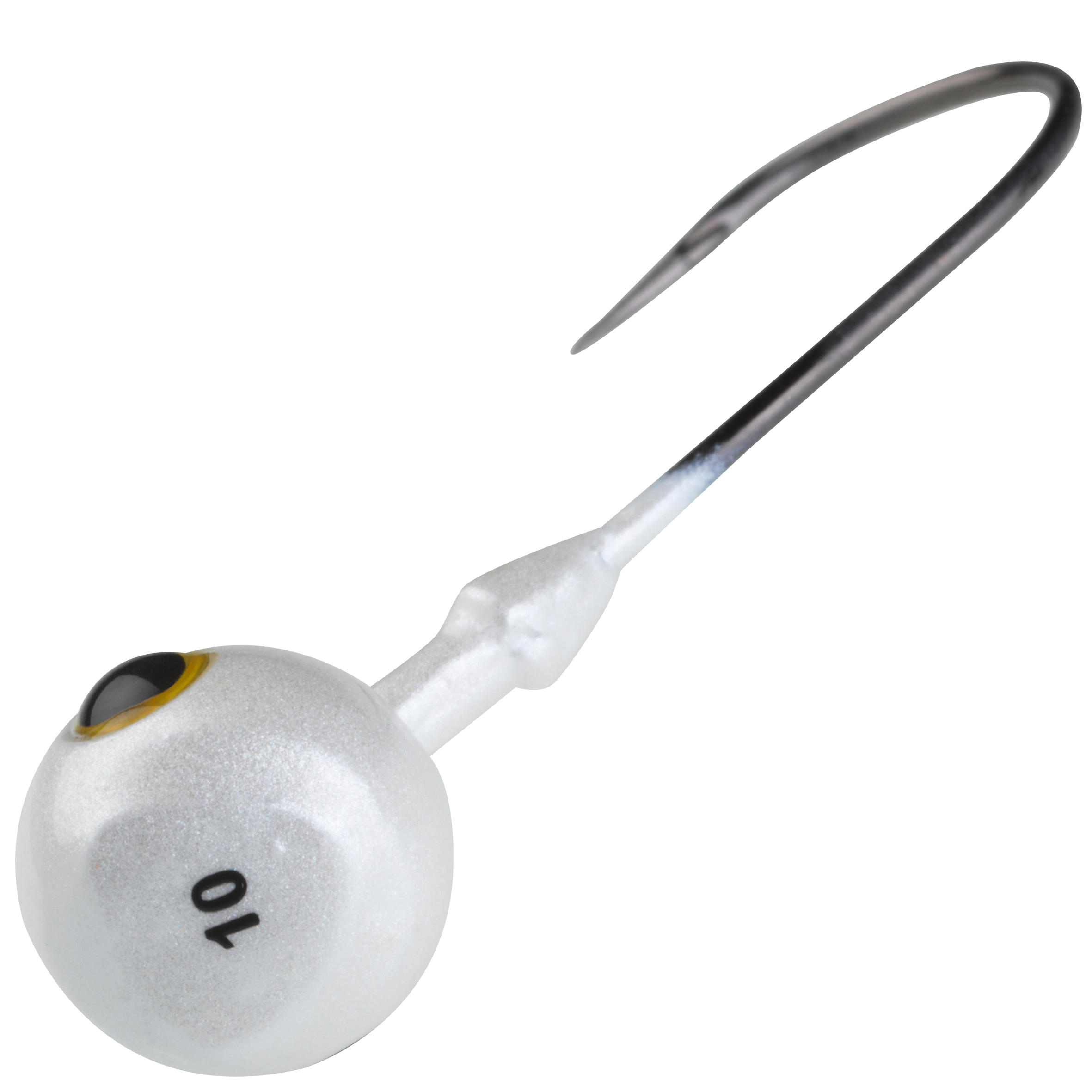 Coloured Round Jig Heads for Soft Lure Fishing 10 g - TP RD Colo - CAPERLAN