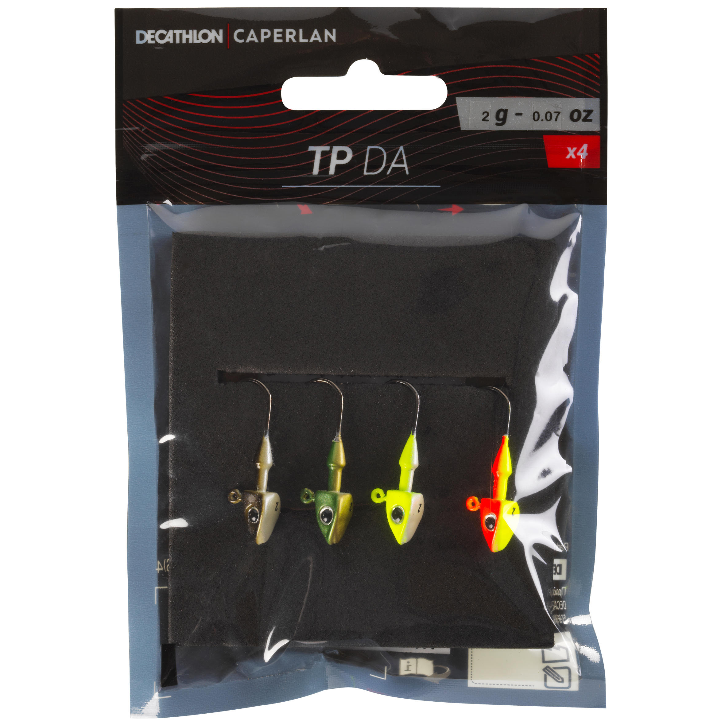 Segunda vida - Cabeza Plomada Pesca Señuelos Flexibles TP DA 2 g 2/4