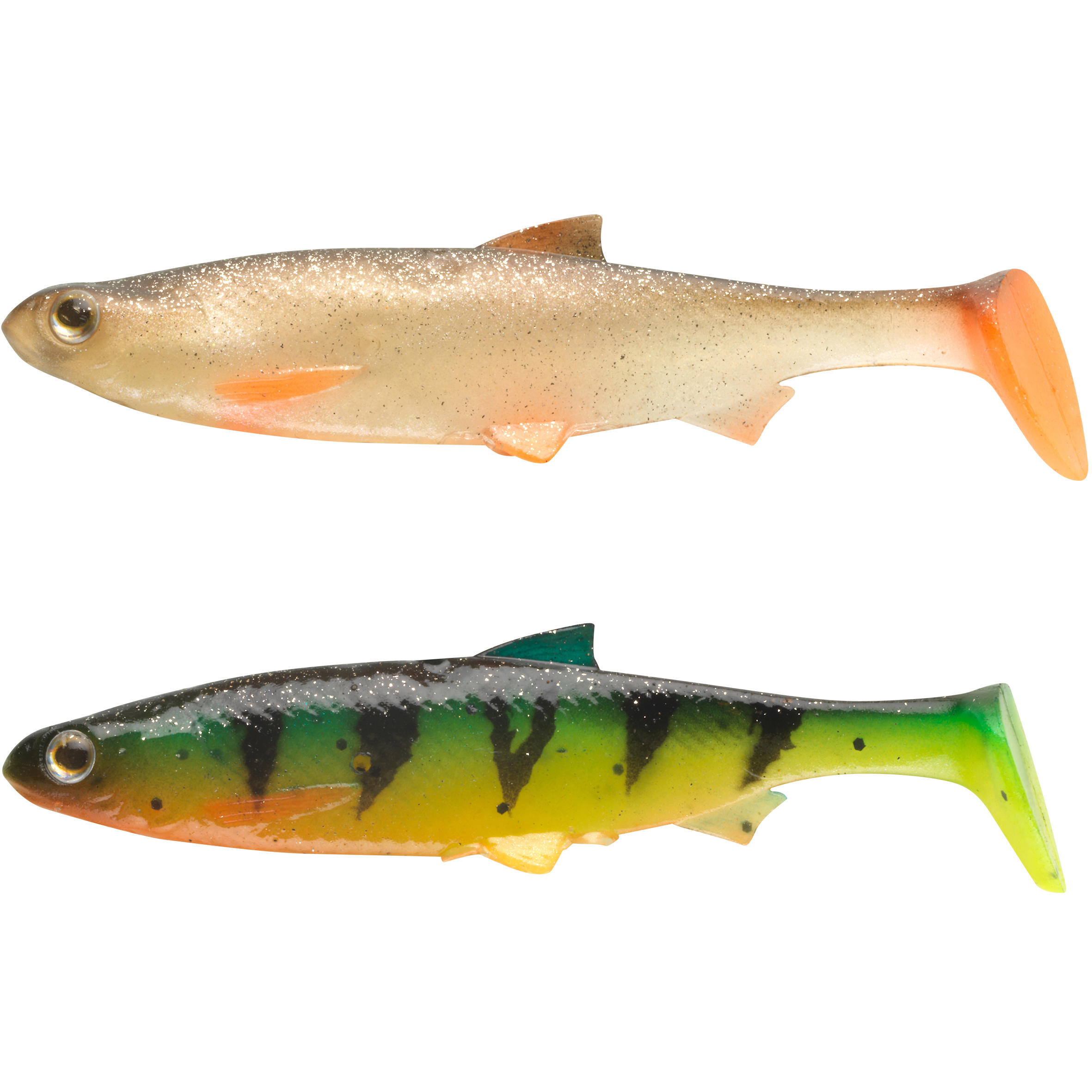 LEURRE SOUPLE SHAD PECHE AUX LEURRES KIT ROACH 60 GARDON / FIRETIGER - Caperlan