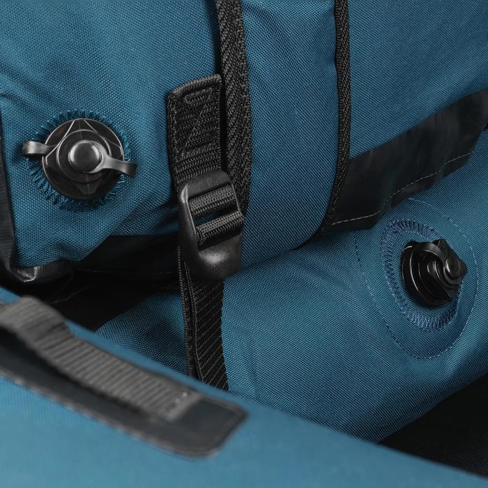 FLOAT TUBE PÊCHE AUX LEURRES FLTB5 BLEU / ORANGE Caperlan Decathlon