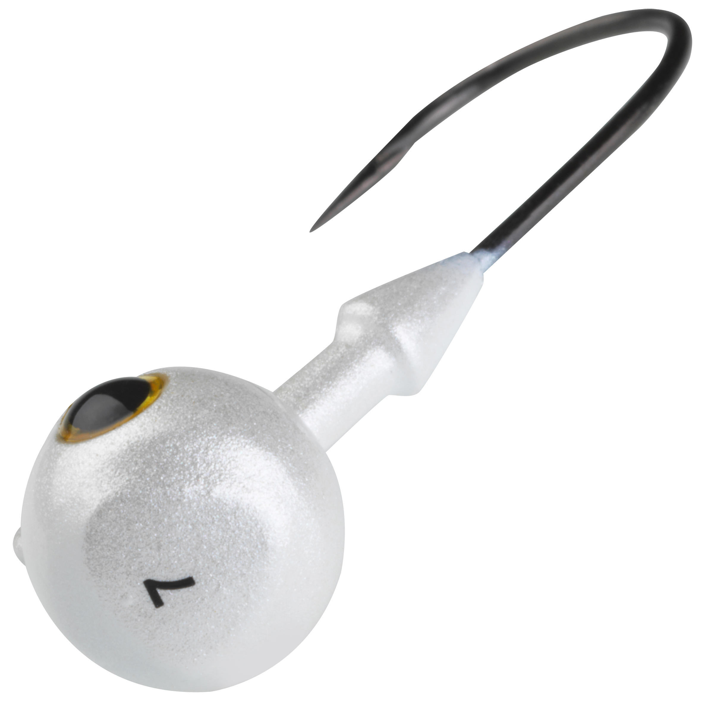 Coloured Round Jig Head for Soft Lure Fishing 7 g - TP RD Colo - CAPERLAN