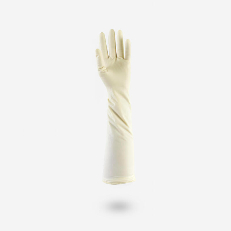 Gants de chasse venaison plastique x2 - blanc