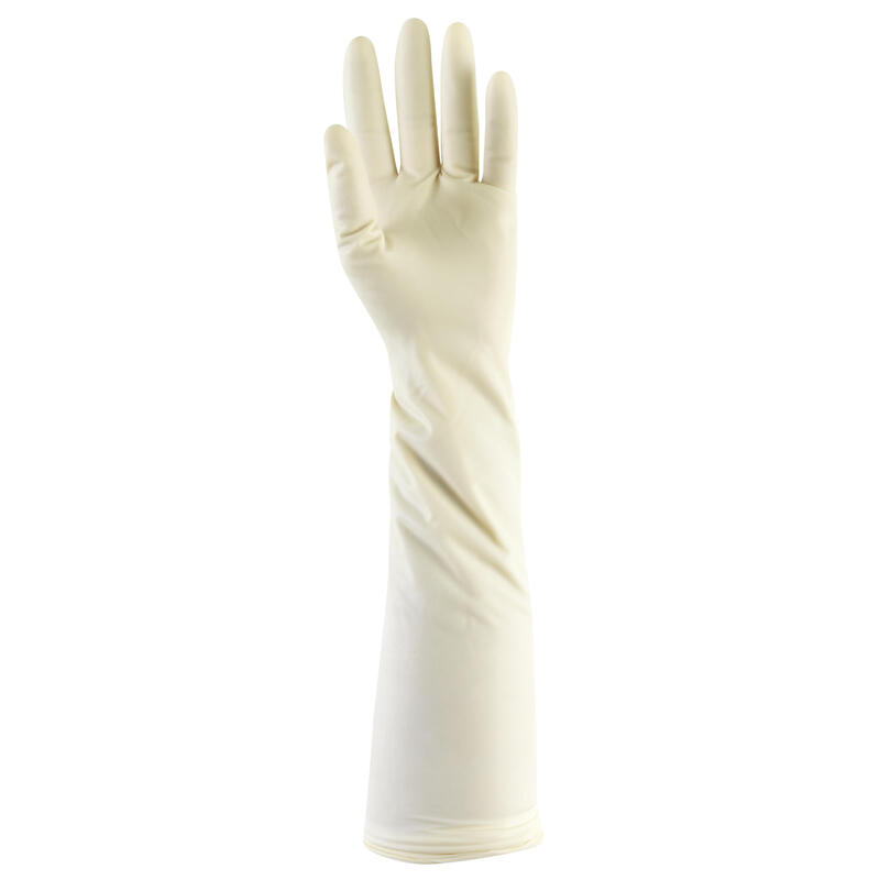 Gants de chasse venaison plastique x2 - blanc