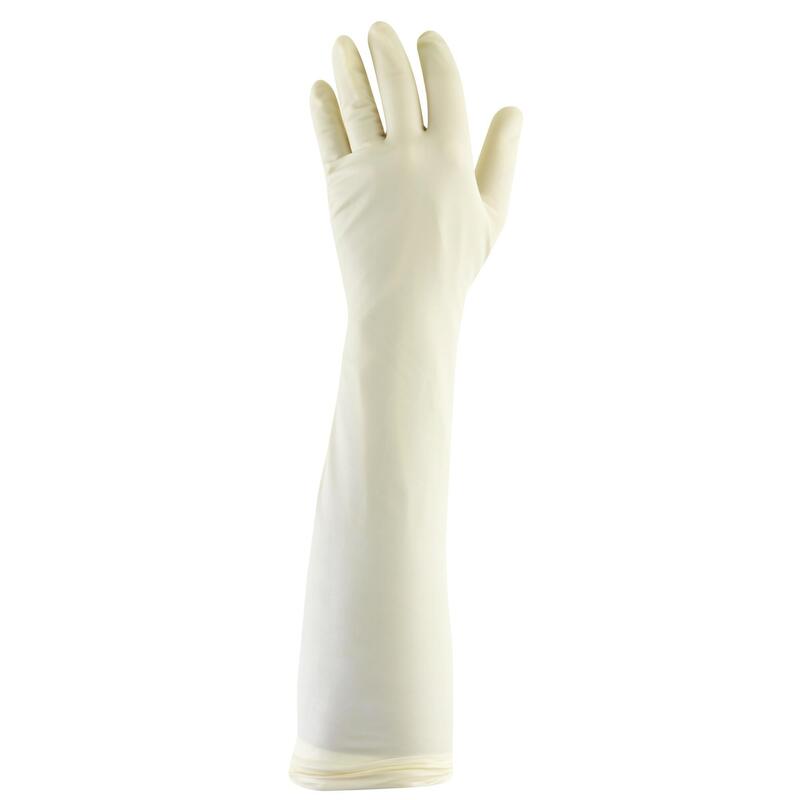 Guantes Largos Limpieza Caza Solognac x2 Estancos Blancos