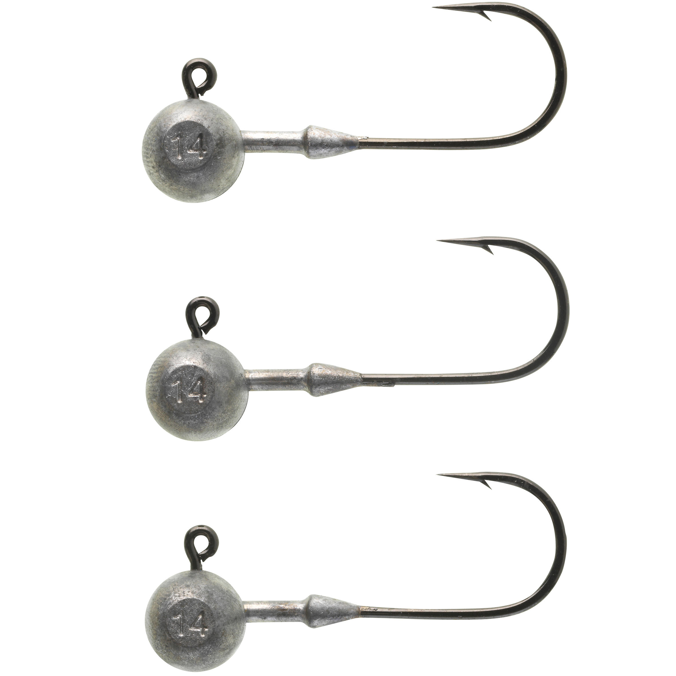 10 Têtes Plombées 14g – Type Balle, Pour Pêche Au Lancer, Jigging, Leurres
