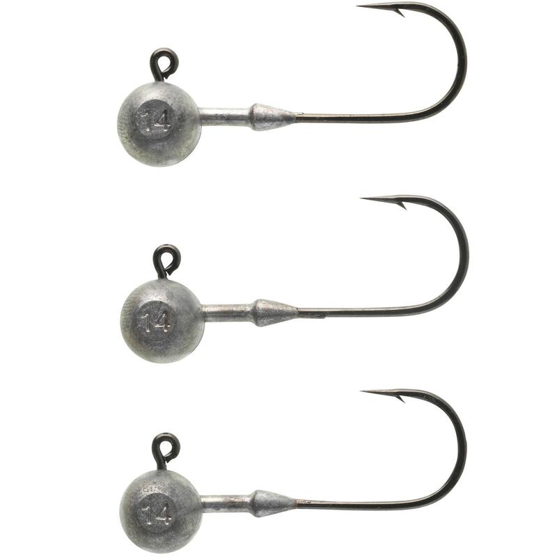 Football jigkop voor vissen met softbaits TP F 14 g