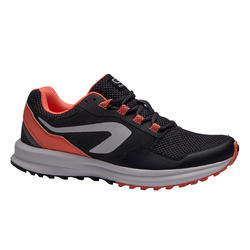 Hardloopschoenen voor dames Run Active Grip grijs/koraal