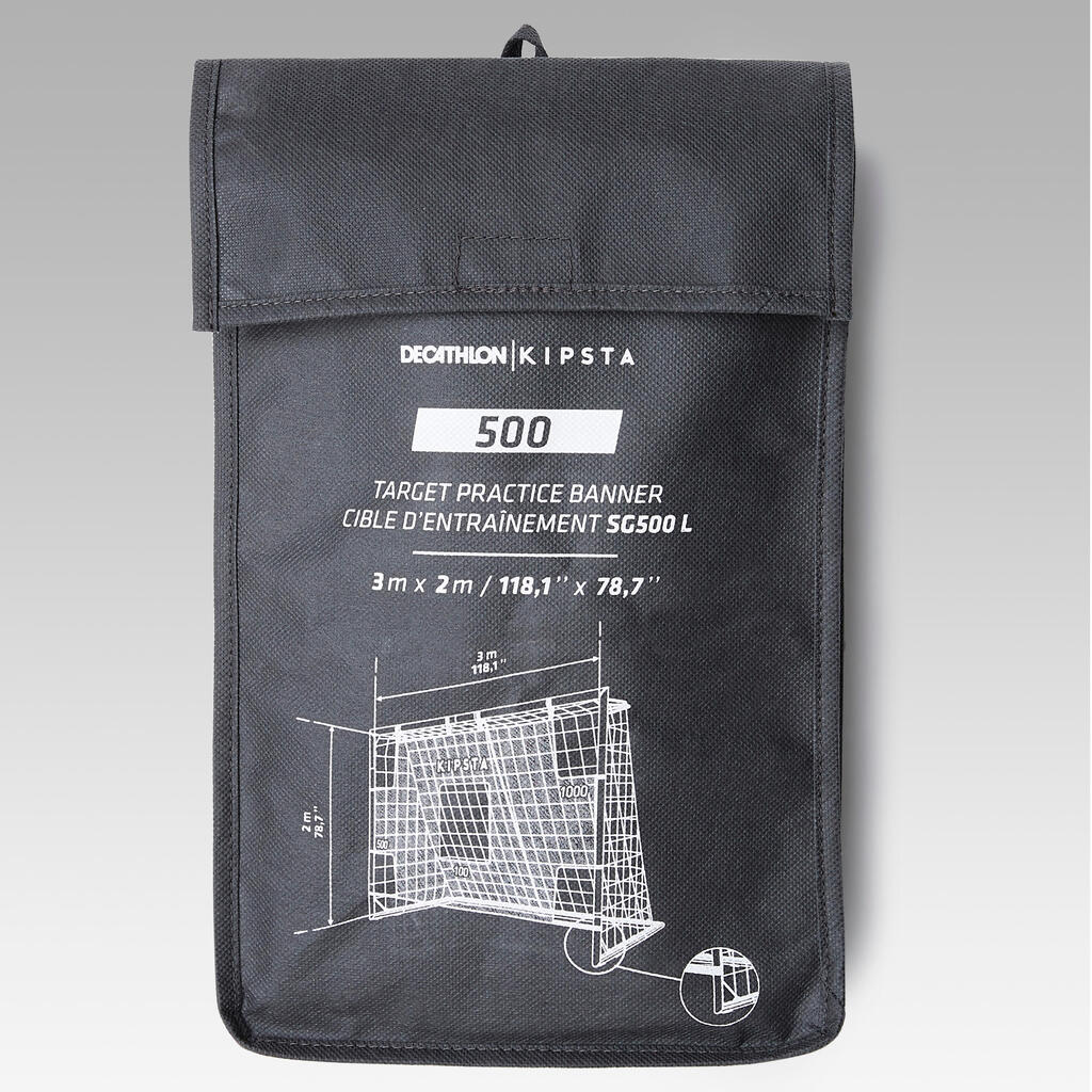 Lona de precisión para fútbol SG 500 L y Basic Goal talla L 3 x 2 m gris 