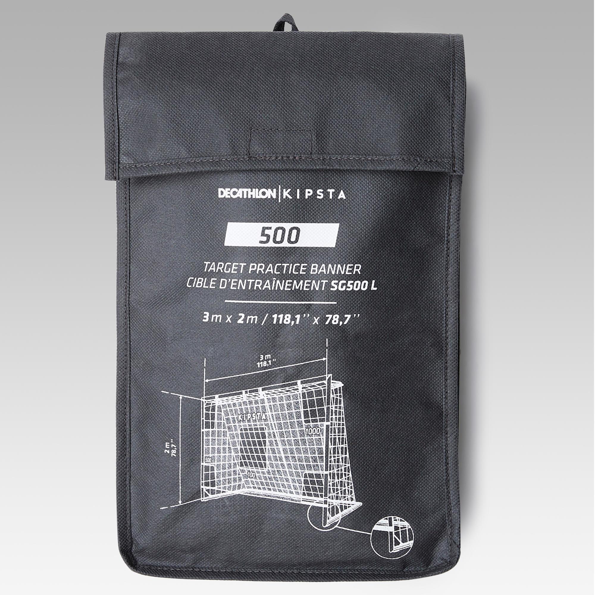 Precision soccer cover for SG 500 L and Basic goal size L 3x2m grey