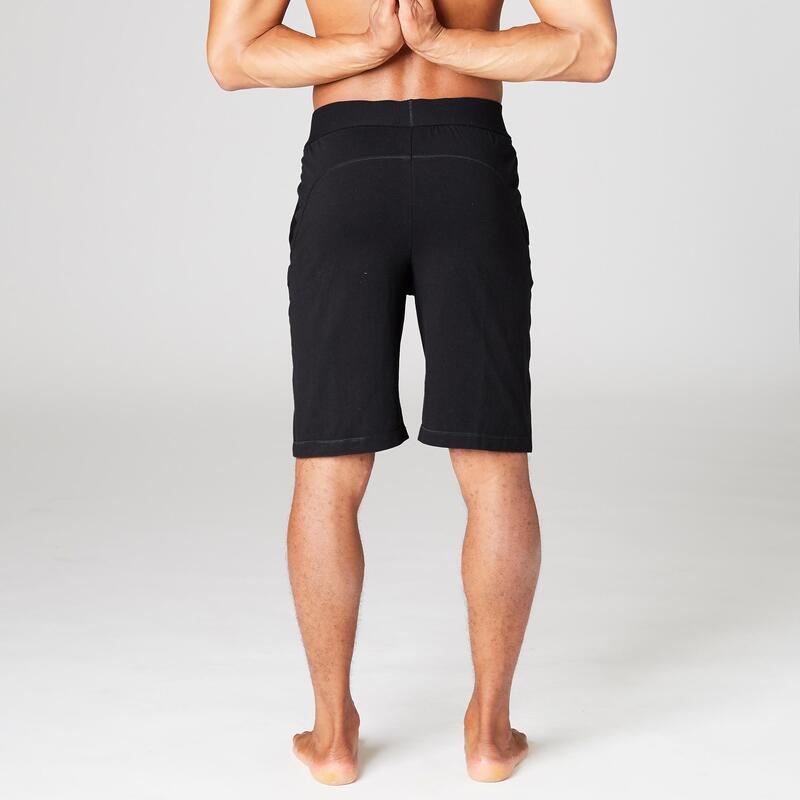 Pantalon scurt eco Yoga Negru Bărbați 