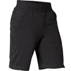 Short voor zachte yoga heren ecodesigned zwart