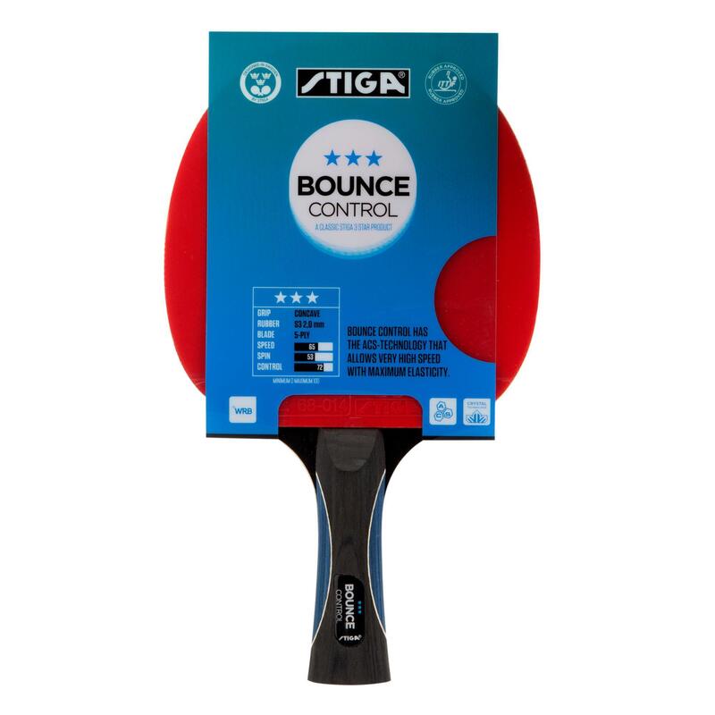 Pingpongütő egyesületi használatra Bounce Control 3 * 