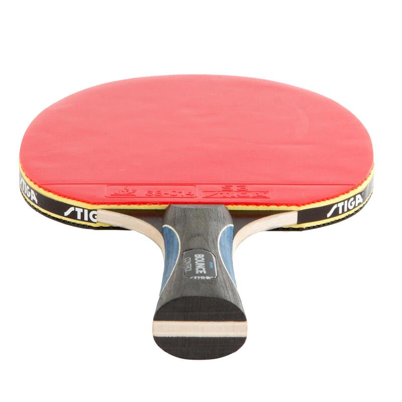 STIGA Performance - Juego de 4 palas de ping pong para 4 jugadores,  raquetas de tenis de mesa, 6 – 3 estrellas bolas naranjas y blancas