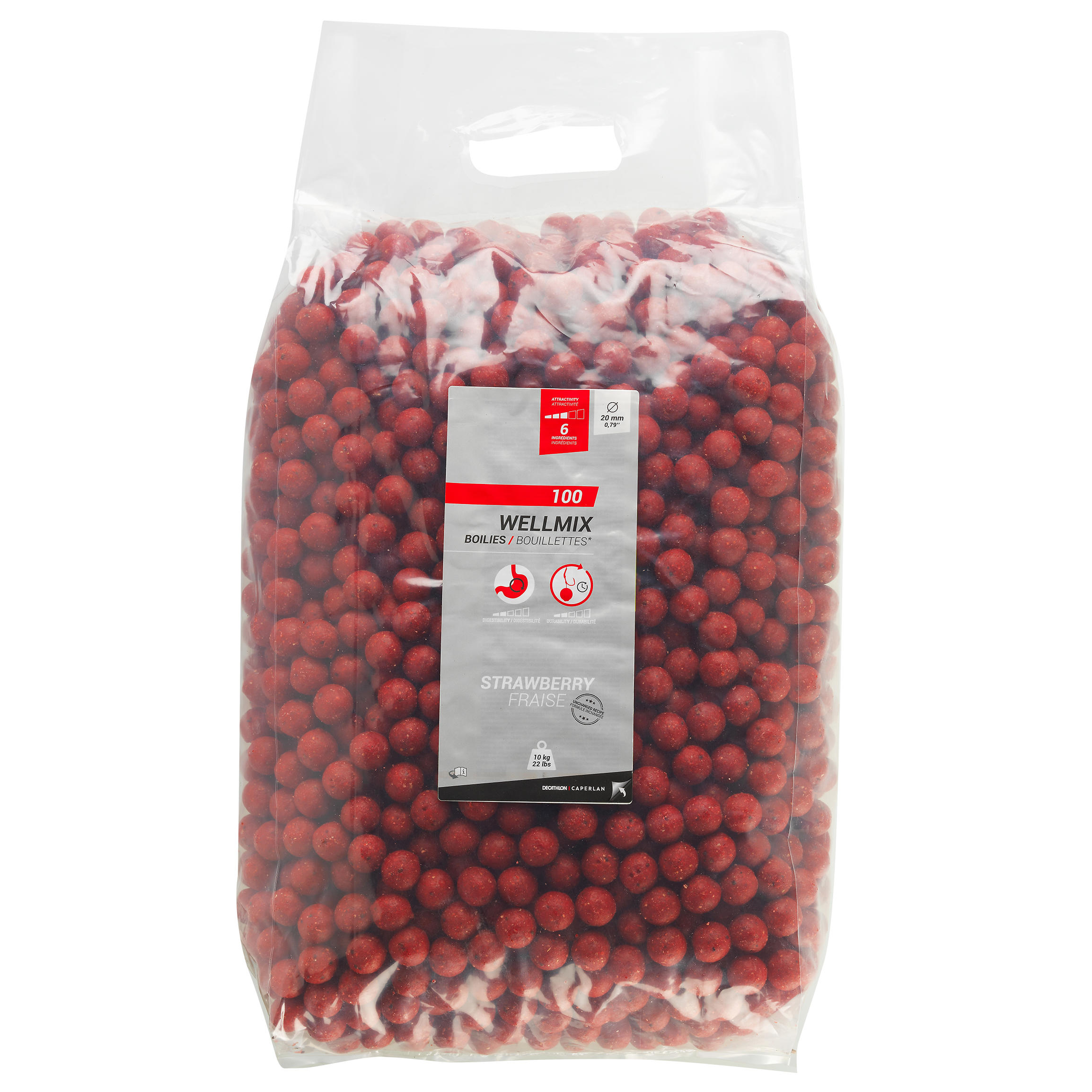 CARP FISHING BOILIE 20 MM 10 KG - STRAWBERRY 3/3