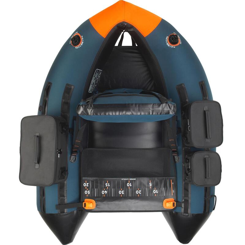 Belly-boat pesca artificiali FLTB-5 azzurro-arancione