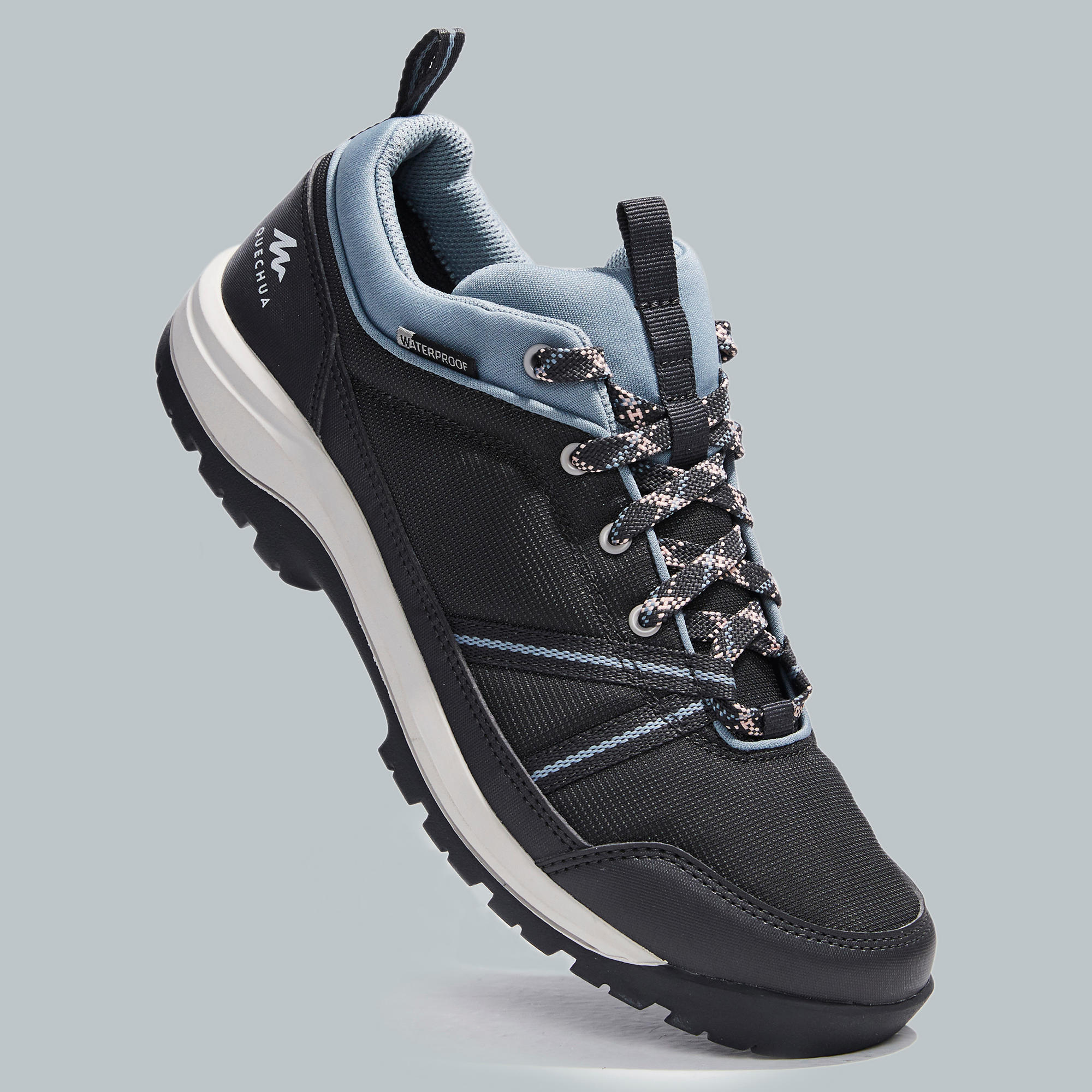 Women’s Waterproof Hiking Boots - NH 100 Grey - QUECHUA