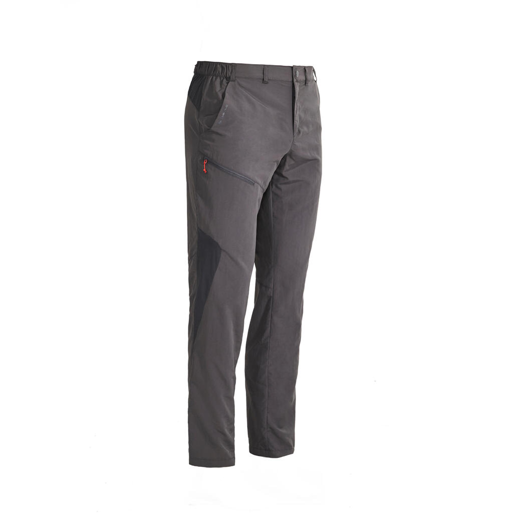 Pantalone za planinarenje MH100 muške - sive