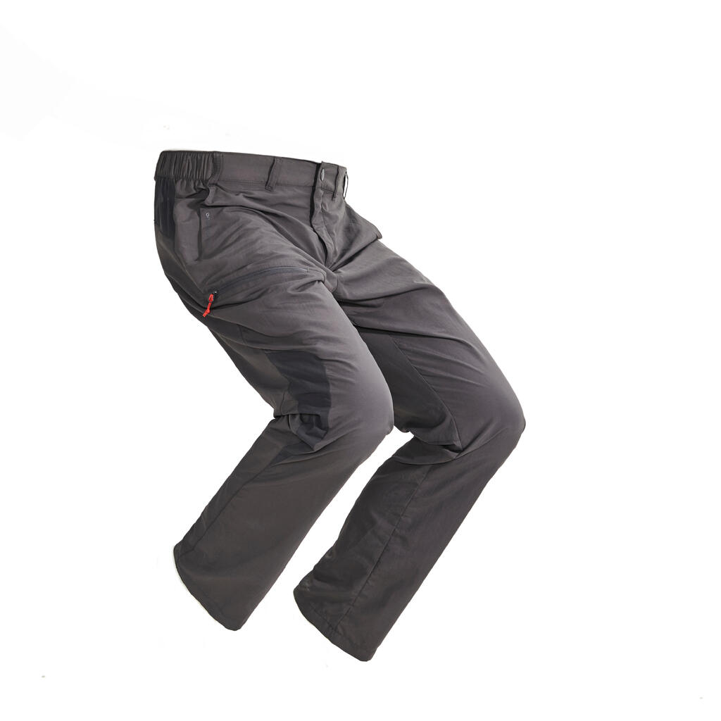 Pantalone za planinarenje MH100 muške - sive