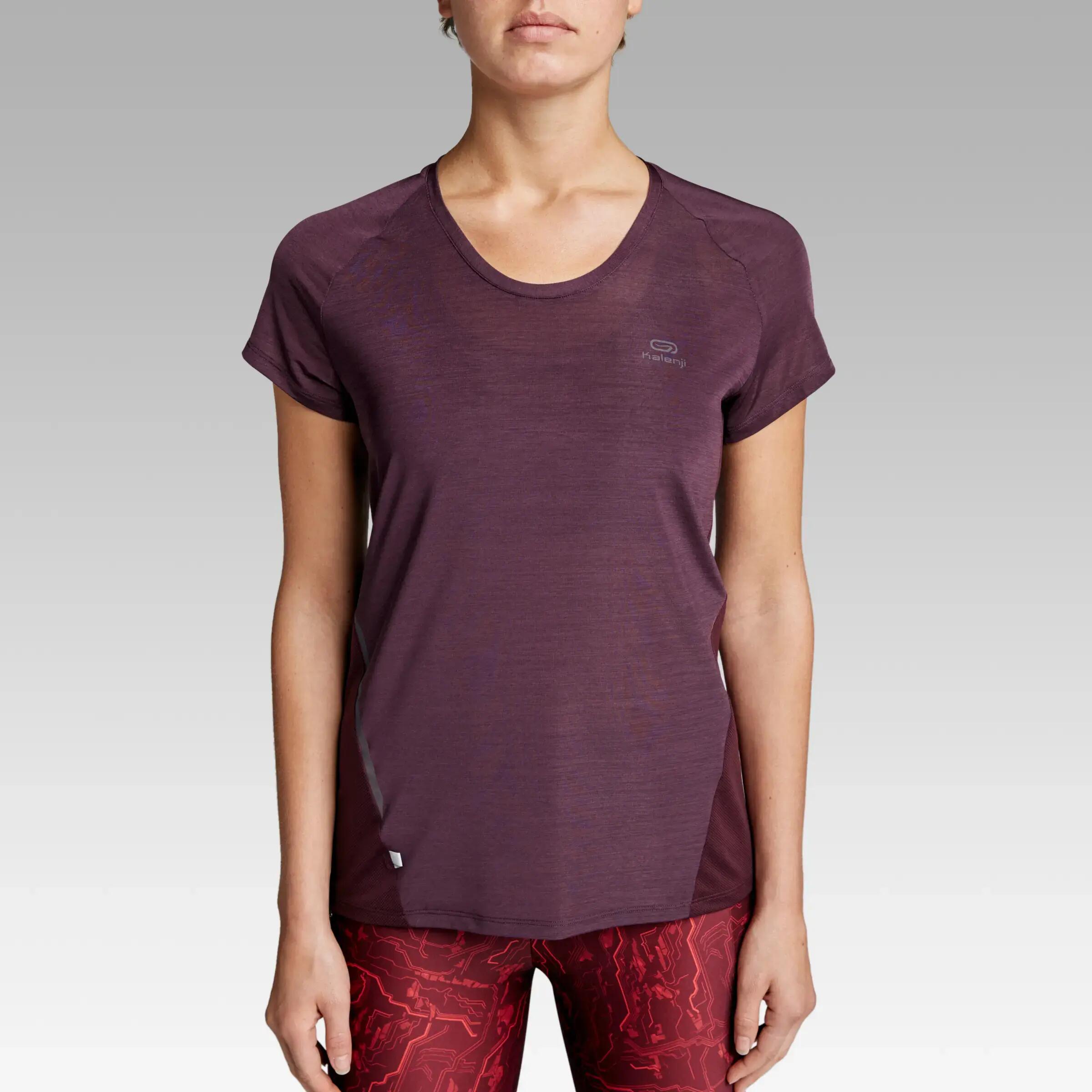 RUN LIGHT WOMEN'S T-SHIRT - PLUM 2/8