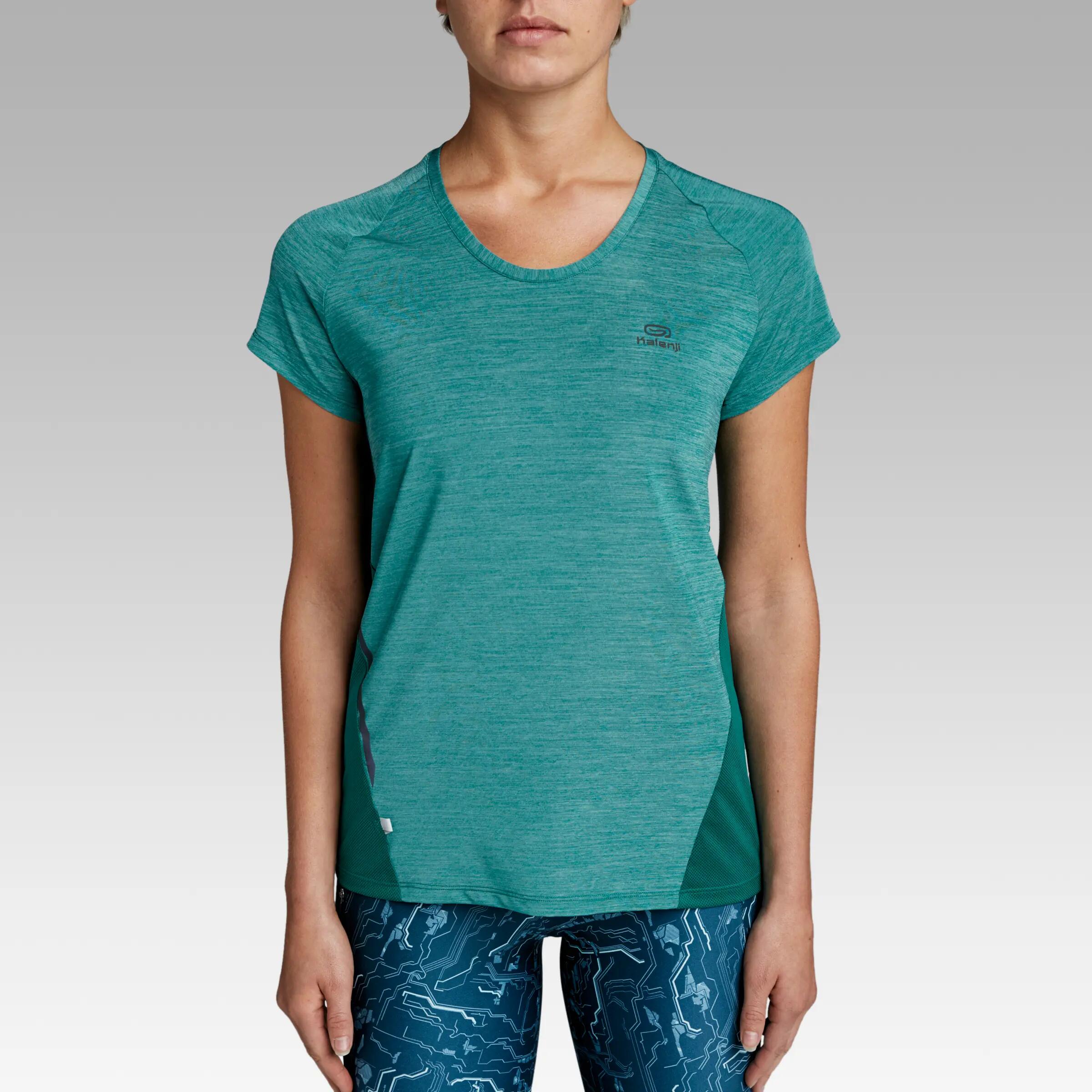 Run Light Women's Running T-shirt - Green 3/11