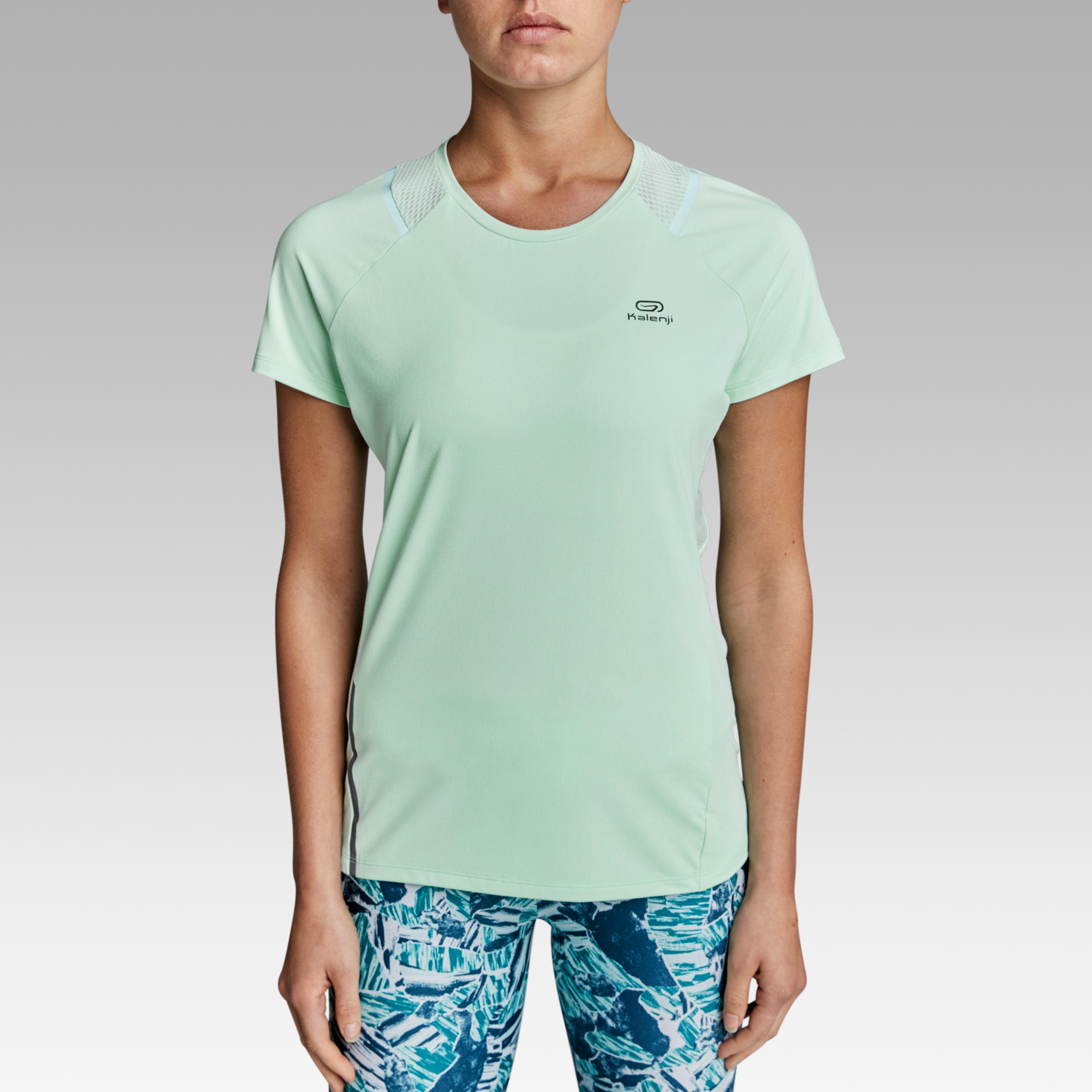 Run Dry+ Women's Running T-shirt - Light green 2/11