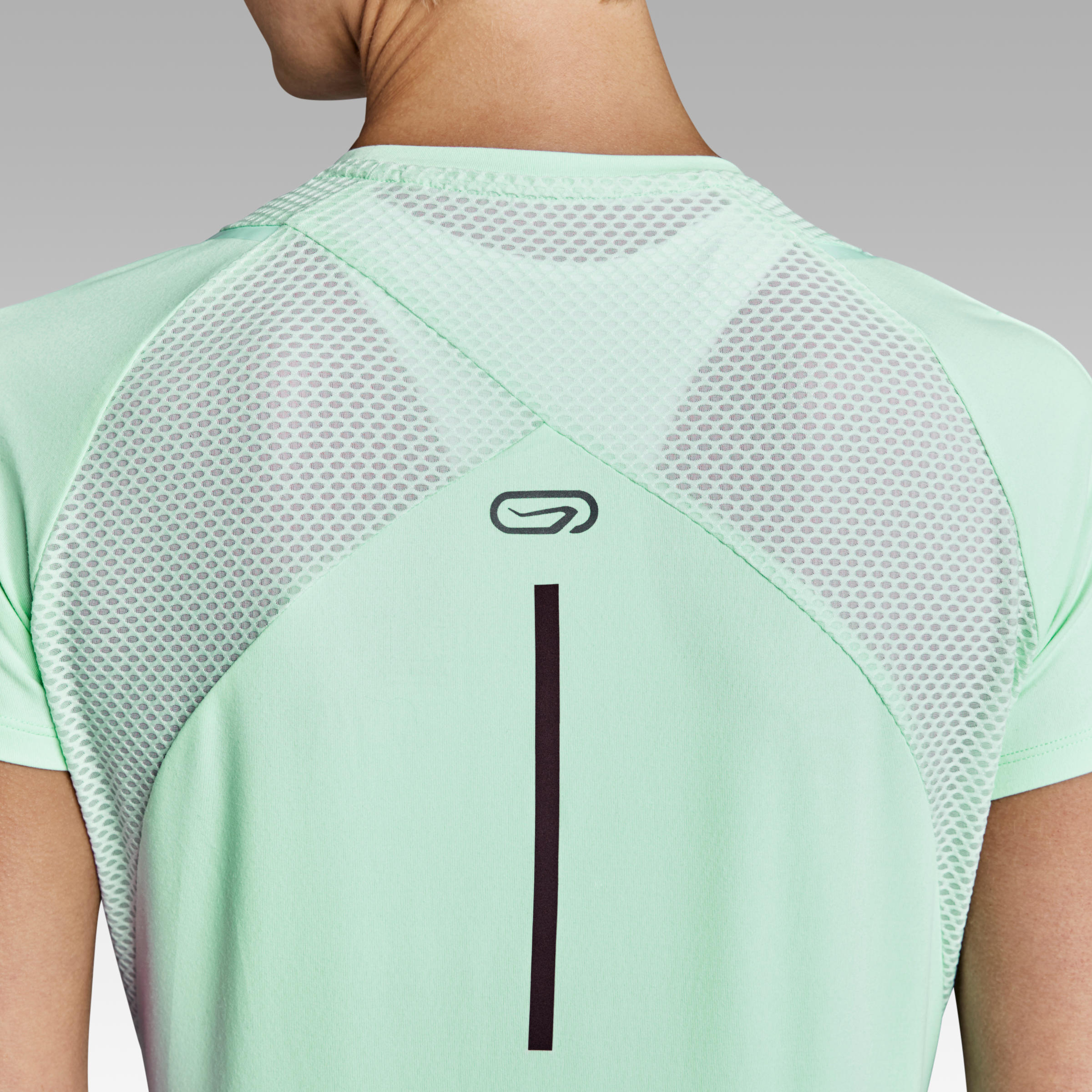 Run Dry+ Women's Running T-shirt - Light green 6/11