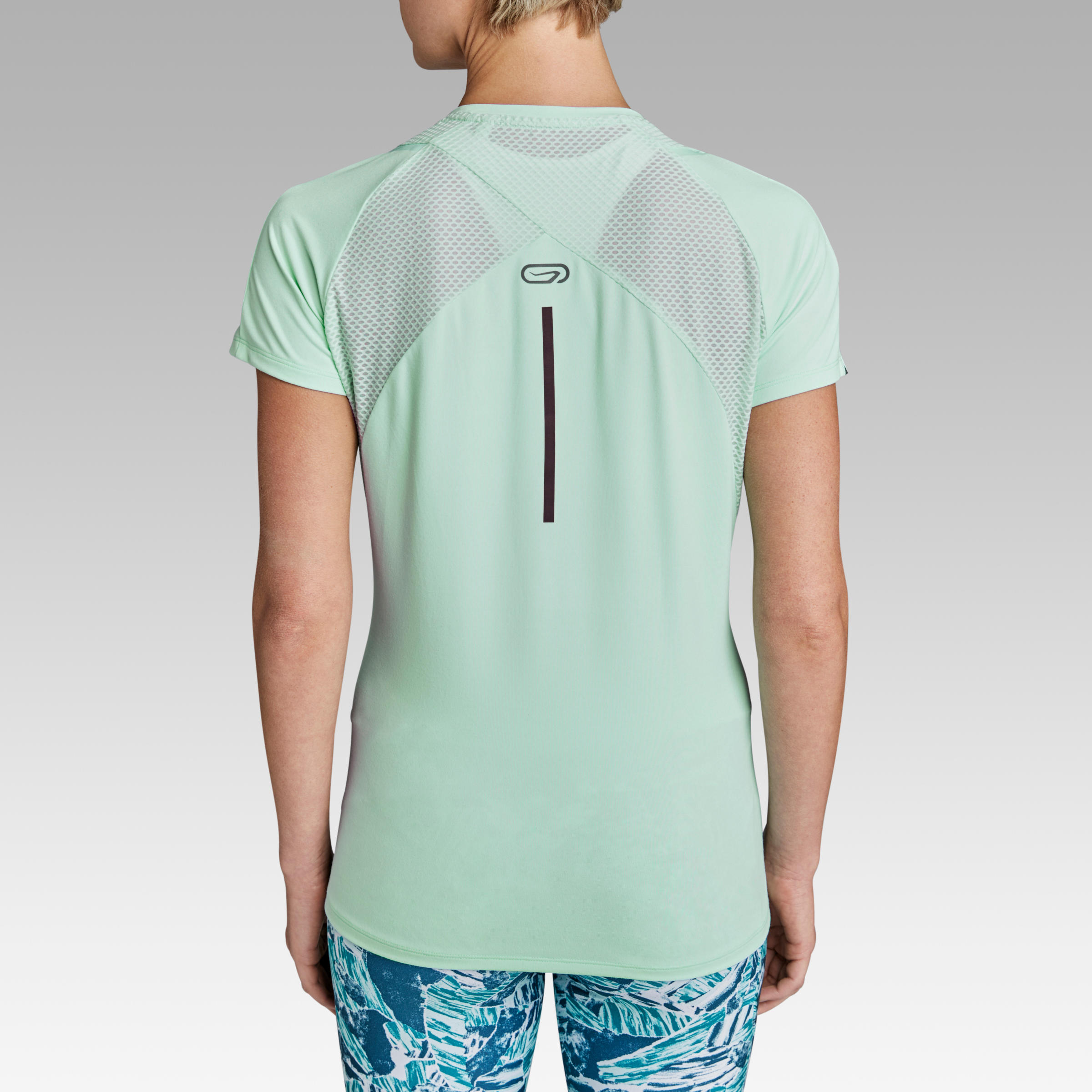 Run Dry+ Women's Running T-shirt - Light green 5/11