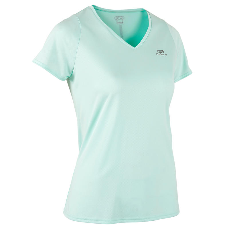 T-SHIRT COURSE AU SEC FEMME VERT CLAIR T-SHIRT COURSE AU SEC FEMME VERT CLAIR