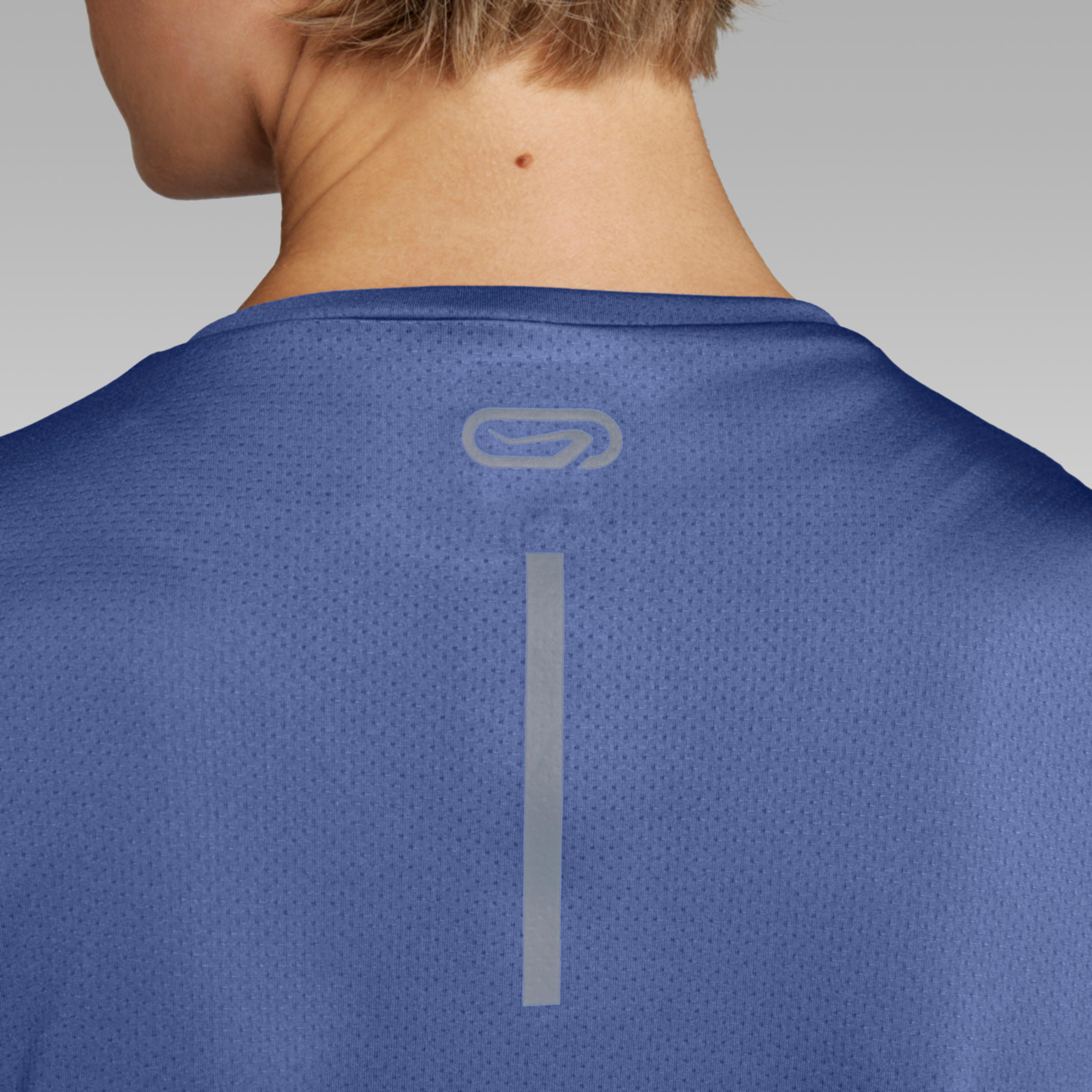 RUN DRY WOMEN'S RUNNING T-SHIRT - BLUE 7/9