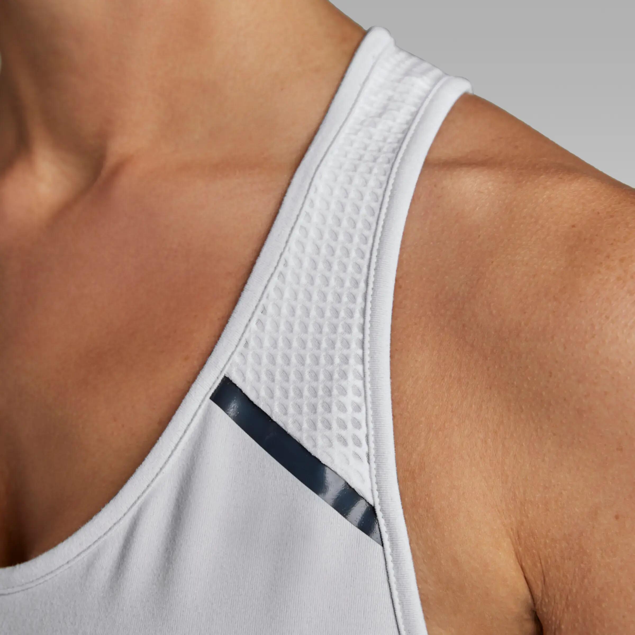 Run Dry+ Women's Running Tank Top - Light Grey 9/12