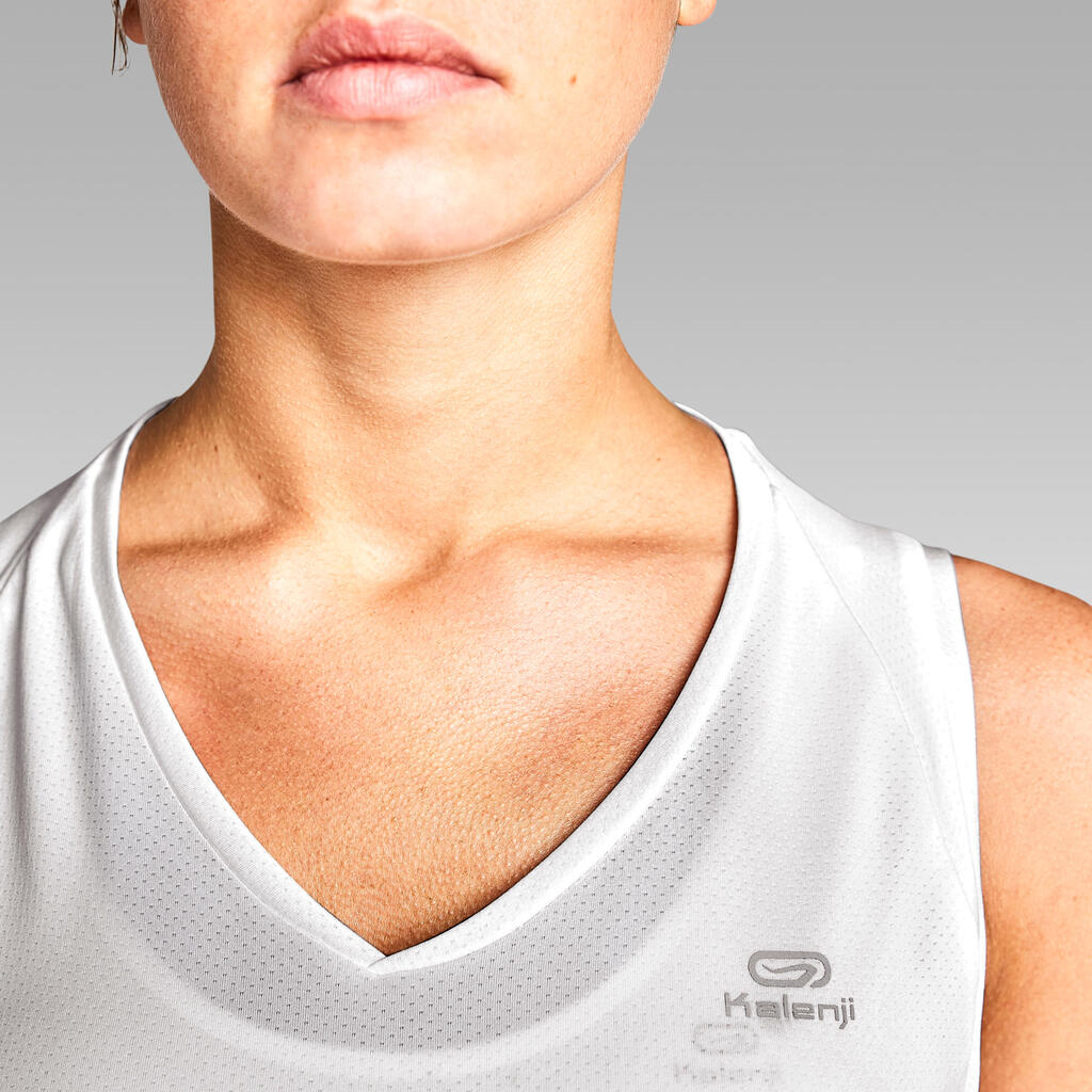 Women's breathable running tank top Dry - grey