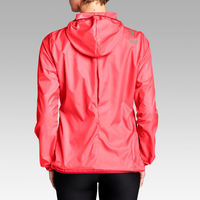 Download Run Wind Women's Running Windproof Jacket - Coral