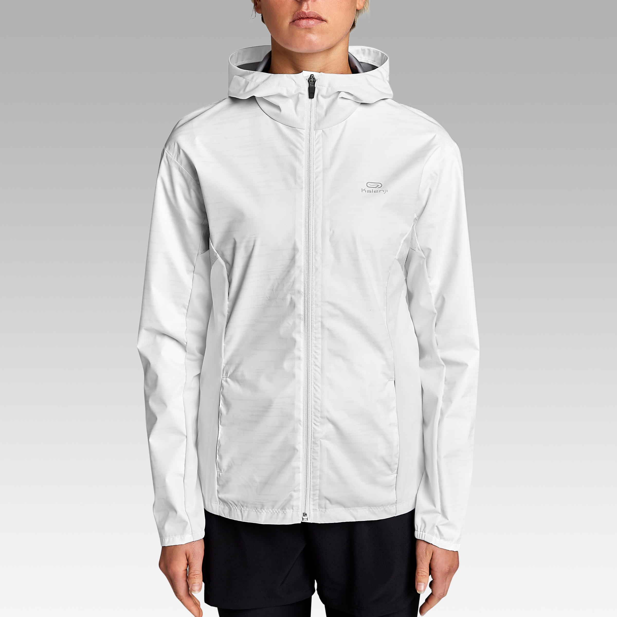 

Run Rain Women's Running Jacket - White -  By KALENJI | Decathlon