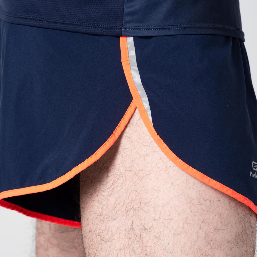 Мъжки шорти за лека атлетика, синьо/оранжево